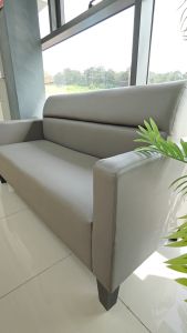 ⚡️LIKE BUG⚡️Victoria Luxury Sofa PVC CLASSIC LEATHER & FABRIC | 2 seater |3 seater