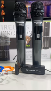 Professional Wireless Microphone UHF Handheld Rechargeable Dynamic Mic System for Karaoke & Events