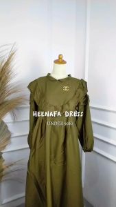 Pabrik Baju HEENAFA DRESS BO Bahan TOYOBO Gamis Dres Wanita Terbaru 2022 Gamis Wanita Terkini Dress Wanita Muslim Polos Elegan
