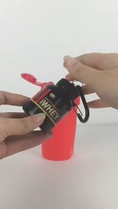 Protein Powder Funnel Keychain Portable To-Go Container For The Gym Workouts Fitness And Travel