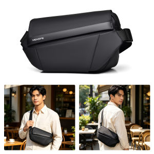 MENSPE Crossbody Bag Men Shoulder Bag Short Travel Bag Messenger Bag Chest Bag College Style Messenger Bag School Bag Large Capacity Shoulder Bag