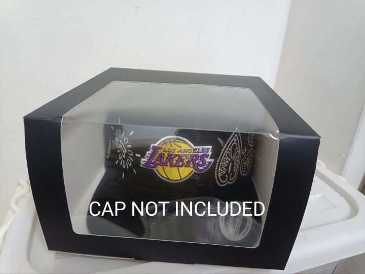 CAP BOX Matte Black Carton with plastic window (Cap Box only) 10pcs ...