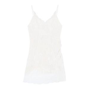 White Heavy Embellished Lace Hem V-Neck Strap Vest Women Summer Elegant Inner Wear Base Shirt Top Fashion Commute Style Slim Fit