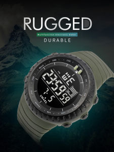 SMAEL | SMAEL 1237 Men Sports Watch Digital Chronograph LED Back Light Waterproof 50M Outdoor Big Face Alarm Clock Reloj Hombre