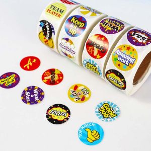 Giấy Dán Thưởng Lớp Học Cho Trẻ Em Giúp Giáo Viên Khen Ngợi Và Khích Lệ Học Sinh Tiểu Học Đồ Dùng Văn Phòng Phẩm Hoạt Hình Tiếng Anh Cho Bé Trai Và Bé Gái