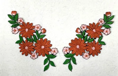 Cặp bông dán ủi quần áo dài 15cm.