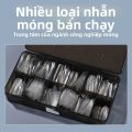 510 Chiếc Móng Tay Giả Hình Stiletto Trong Suốt Hình Thang, Chất Liệu Acrylic Gel, Kiểu Dáng Thẳng, Dùng Trang Trí Móng Tay, Tự Làm, Phong Cách Pháp. 