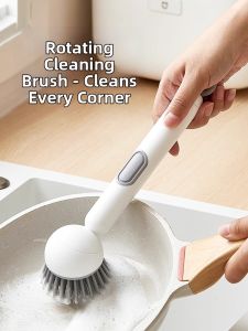 JUNZHUCHU | Scratch-Free Multi-functional Long Handle Cleaning Brush