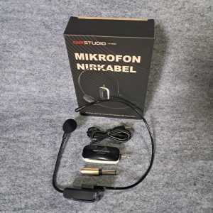 Microphone Wireless Headset Bandu Mic Imam Masjid Pidato Mik Henset -HX W002