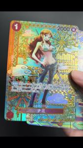 Bandai | Self-made Proxy One Piece Japanese OP-05 SP Card Nami Yamato Uta Enel Kaido Rob Lucci Game Collection Cards Toy