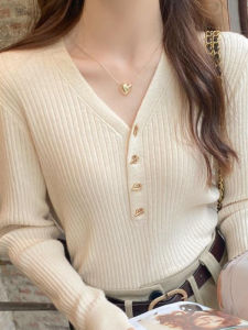 Elegant Soft V-Neck Sweater
