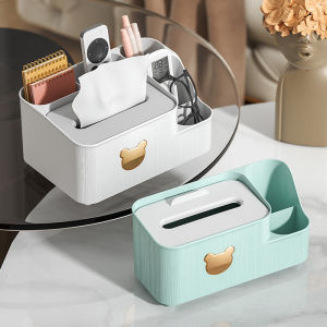 Inaso Kotak Tissue Rak Make Up Plastik Tempat Tisu Toilet Meja Kosmetik Storage Organizer Remote HSB636