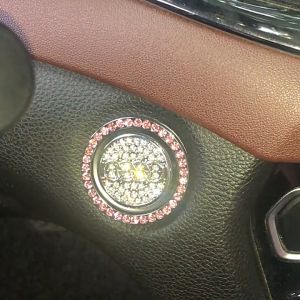 Ring Diamond Button Tombol Start Stop Engine Dad Mobil Logo