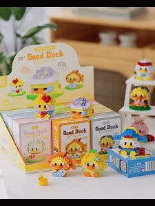 Nano Block Little Yellow Duck Bricks Lucu Puzzle 3d Mainan Edukasi Anak Perempuan Hadiah