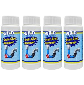 Pipe Dredge Powerful Sink and Drain Cleaner Powder Fast Foaming Drain Cleaner for Kitchen and Pipes Cleaning Tool Clog Remover