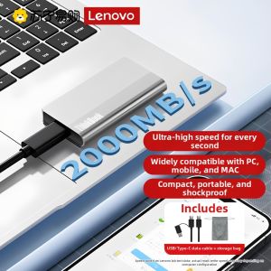 LENOVO | Lenovo Thinkbook Mobile Solid State Drive 1TB High Speed PSSD 2000MB/S Universal for Phone And Computer Metal USB3.2