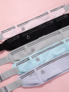 กระเป๋าวิ่ง กระเป๋าคาดเอว ออกกำลังกาย วัสดุผ้าอย่างดี กันน้ำ มีแถบสะท้อนแสง ช่องเก็บของใหญ่ ใส่โทรศัพท์ สะดวกในการพกพา