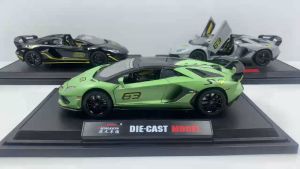 Mô hình xe Lamborghini Aventador SVJ63 tỉ lệ 1:24 Miniauto
