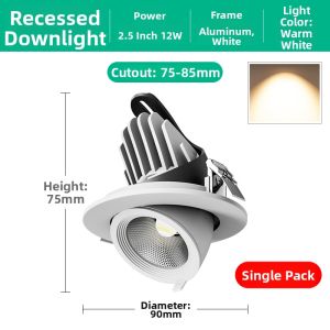 MOLISAI | Adjustable Anti-glare Recessed Ceiling Light