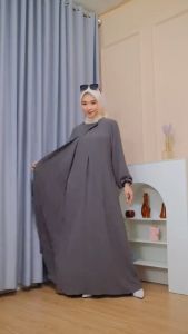 Gamis Lebaran 2025 Viral Ukuran Jumbo LD 140 // Gamis Crinkle Model Baru // Gamis Wanita Dewasa // Gamis Wanita Korea Style // Gamis Kekinian // Gamis LD 140 // Gamis Jumbo LD 140 Mewah // Gamis Jumbo BB 100KG // Gamis Jumbo Murah Tapi Mewah