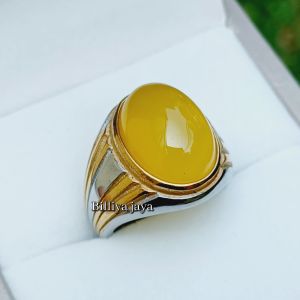 CINCIN BATU YELLOW SANKIS RING TITANIUM