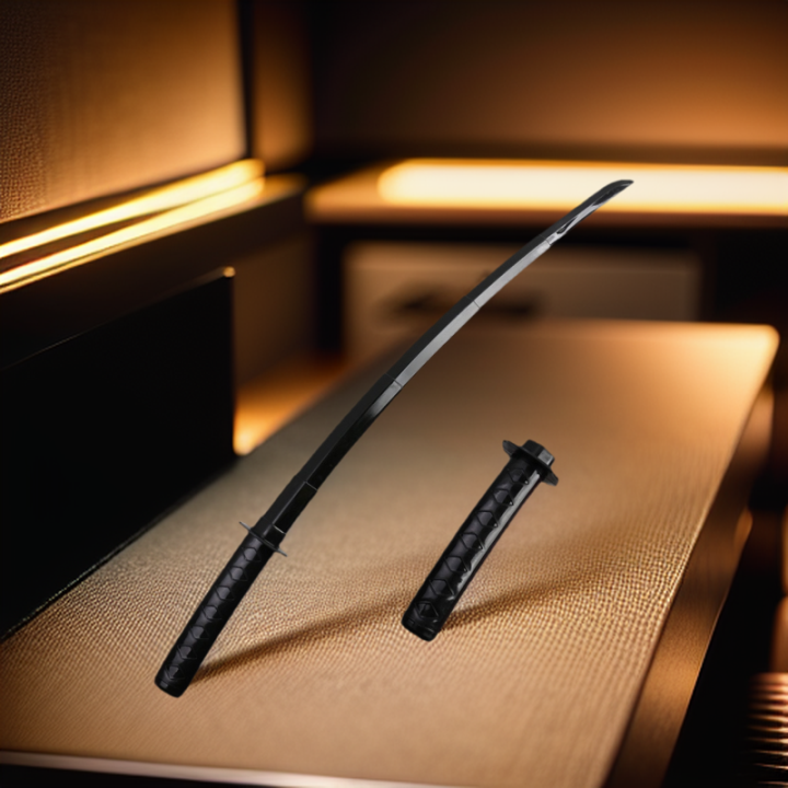 75cm plastics Demon Slayer 3D Printed Telescopic Katana for Cosplay