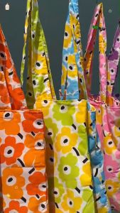 กระเป๋าผ้าไปทะเล กระเป๋าผ้า marimekko🌷