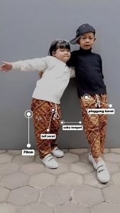 Celana Boim Batik Panjang Harian Santai Anak Laki Laki Usia 1 - 10 Tahun Bisa Di Pakai Perempuan Katun Tebal