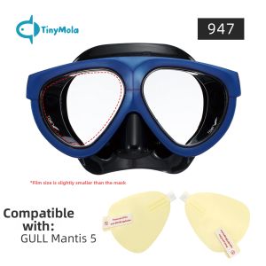 GULL | Free Diving Mask Low Volume Wide View Adjustable Lens