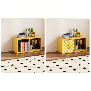MEISD | Wall-mounted Storage Bookshelf for Kids Steel Grid