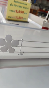 ตัวกันตก ป้องก้นสินค้าหล่นจากชั้น ลายดอกไม้-ลายเรียบ ทำจากเหล็กอย่างดี แข็งแรงทนทาน