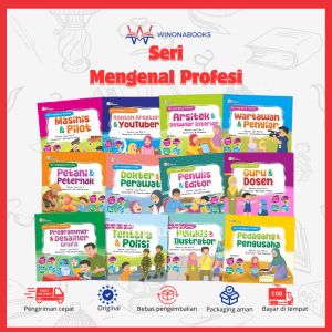 Seri Mengenal Profesi: bantu anak ayah bunda dalam mengenal profesi dengan ilustrasi dan cerita yang menarik~ Buku Anak Winonabooks × Lingkar Media