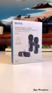 BOYA BY-V1/V2 BY-V10 / BY-V20 / Ultracompact 2.4GHz Wireless Mic Noise Cancellation Microphone Lavalier Mic