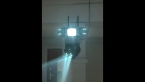 Three Lens Three Screens PTZ IP Camera Outdoor HD Wifi 4G SIM Security Camera 10X Zoom Ai Human Detection Home Surveillance CCTV Camera