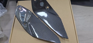 Fit For R1250GS ADV 2019-2024 R1200GS Adventure 2014-2018 Motorcycle Side Spoilers Wind Deflector PC Carbon Fiber Kit
