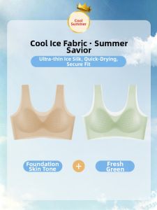 YUNASHA | Breathable Ice Silk Quick Drying Summer Womens Bra