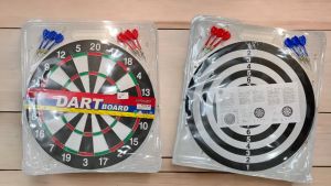 Bảng phi tiêu 2 mặt kèm 6 phi tiêu kích thước size to 42cm và bảng phi tiêu nam châm cho bé bộ quà tặng