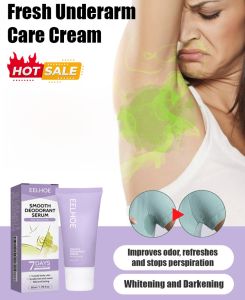 Underarm Deodorant Cream Cleans Armpit Odor Body Odor Sweat Odor Underarm Whitening Refreshing Antiperspirant Deodorant Cream