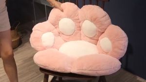 [COD]Cute Cat Paw Plush Pillow Cushion Soft Seat Lazy Sofa Office Seat Cushion 60*70cm