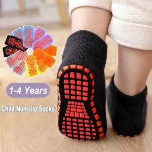 Kids Trampoline Socks All Age Children Anti Slip Baby Socks Infant Toddler Breathable Floor Sock Family Yoga Socks