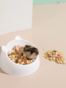 Renna‘s Hamster Plastic Bowl For Hamster Feeder Bowl Water Bowl For Hamster Small Pet Bowl Rabbit Bo
