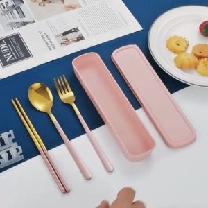 ช้อนเกาหลี ช้อนส้อม ชุดช้อน ชุดช้อนส้อม ช้อนพกพา ช้อนส้อมสแตนเลส ชุดช้อนส้อมสแตนเลส แฟชั่นสไตล์