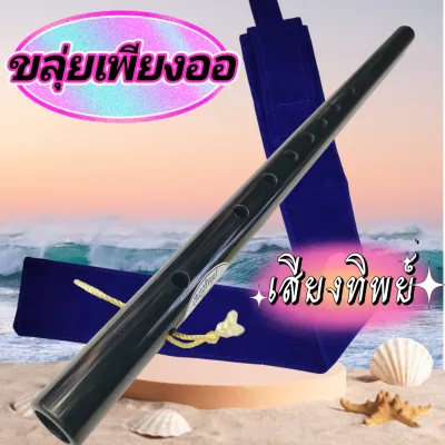 ขลุ่ยเพียงออ รุ่น เสียงทิพย์ สีดำ แถมฟรีถุงใส่ขลุ่ยมูลค่า 50.- ลมเบาเป่าสบาย