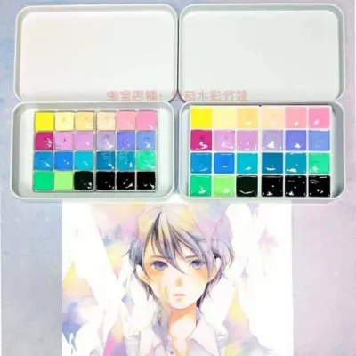 Sét 24 màu nước Paul Rubens hạng hoạ sĩ 24 màu 05ml tông màu Pastel