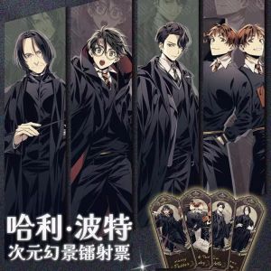Nhãn Sách Laser Harry Potter Dimension Illusion Tom Riddle Snape Twin Bookmarks Hạt Nhựa Cho Trẻ Em Từ 3 Tuổi Trở Lên