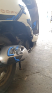 Muffler Knalpot Scoopy Tahun 2020 - 2024 Rubber Karet Murah Keren Desain Aksesoris Sepeda Motor