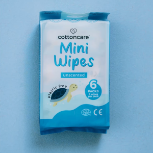 Cottoncare™ Mini Organic Plant-Based Water Wipes Unscented Baby Infant Biodegradable