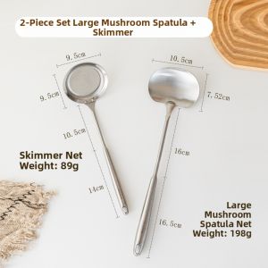 SHUEHO | Food-Grade 304 Stainless Steel Anti-scald Kitchen Utensil Set