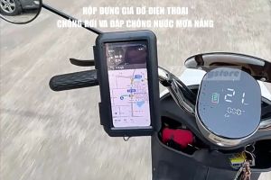 Giá Đỡ Kẹp Điện Thoại Xe Máy Đạp Điện Thể Thao leo núi địa hình gắn ghi đông đa năng bảo vệ màn hình chống nước rơi va đập