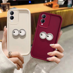 Phone Case for Samsung A17 5G A07 4G A07 LTE Cute Eyes Design Full Coverage Camera Protection Shockproof Soft Silicone Casing for Galaxy A17 5G A07 4G A07 LTE Fashion Cover Case